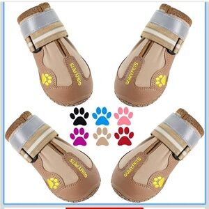 QUMY Dog Shoes Boots & Paw Protectors Size 3 598-lb
